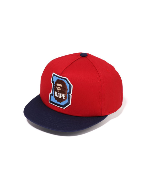 Bape Ape Head B Patch Caps Detske Svetlo Červené | SK-1805