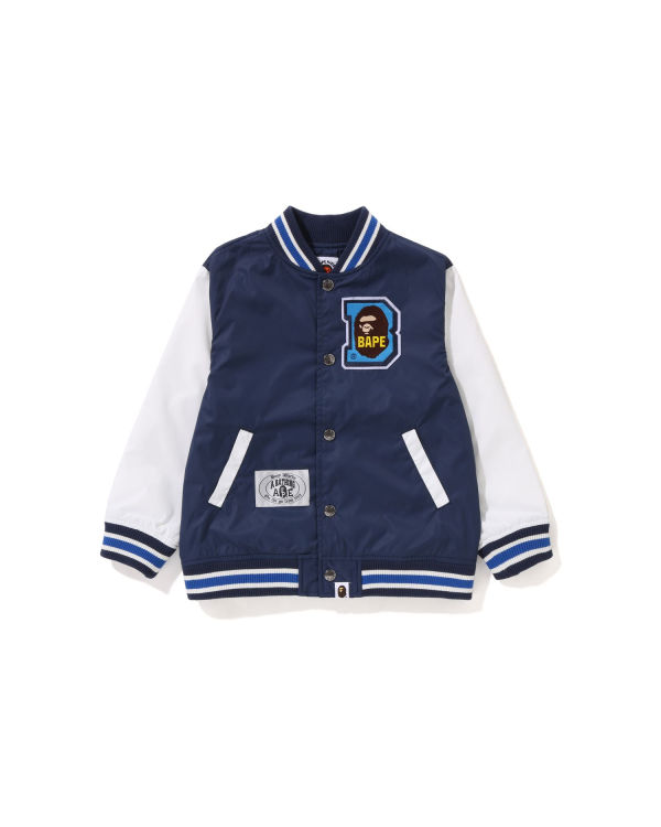 Bape Ape Head B Patch Varsity Bundy Detske Námornícka Modrá Modre | SK-0231