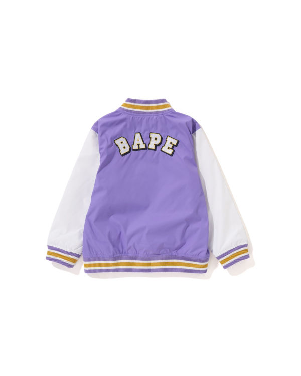 Bape Ape Head B Patch Varsity Bundy Detske Nachový | SK-4218