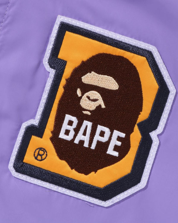 Bape Ape Head B Patch Varsity Bundy Detske Nachový | SK-4218