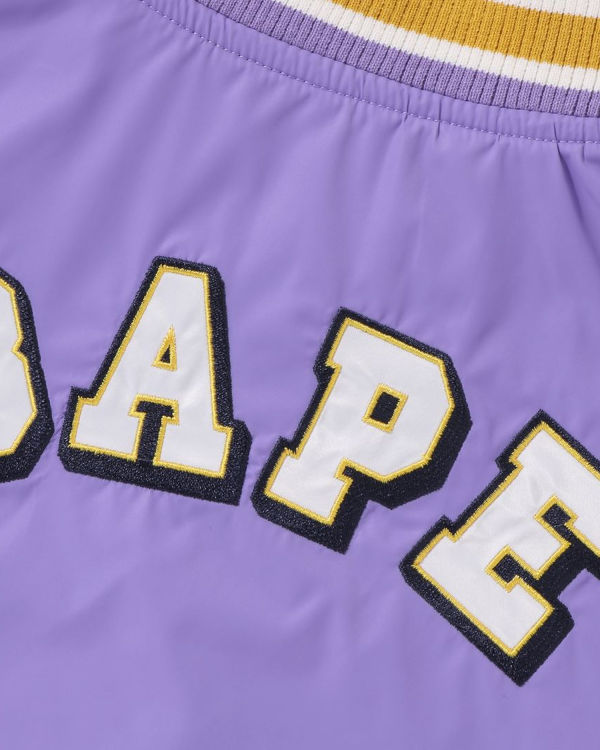 Bape Ape Head B Patch Varsity Bundy Detske Nachový | SK-4218