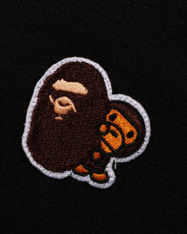 Bape Ape Head & Milo One Point High Neck L/S Tricko Detske Čierne | SK-9254
