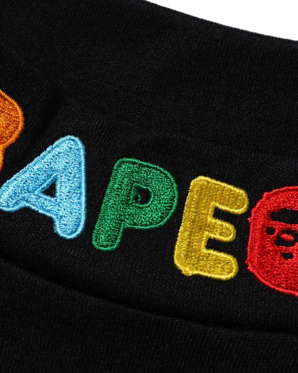 Bape Ape Head & Milo One Point High Neck L/S Tricko Detske Čierne | SK-9254