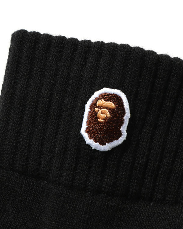 Bape Ape Head One Point Ankle Ponozky Panske Čierne | SK-3426