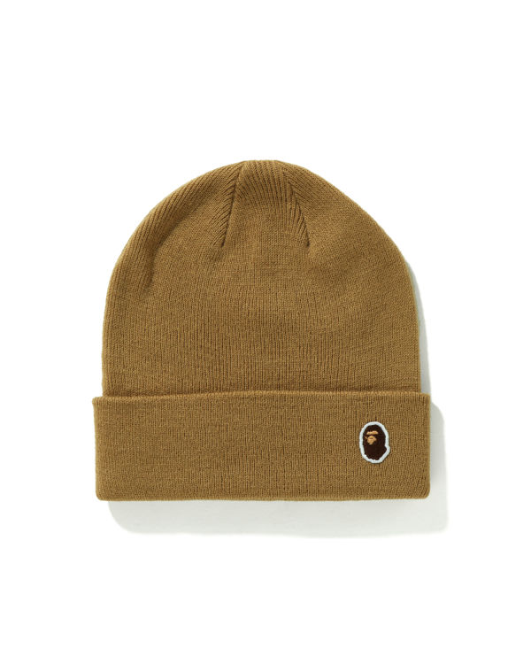 Bape Ape Head One Point Caps Panske Béžové | SK-6079