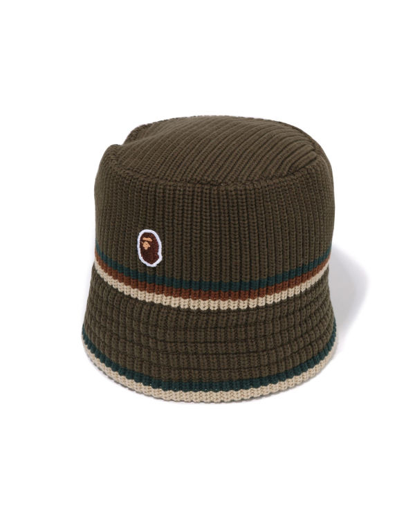 Bape Ape Head One Point Crusher Klobuky Panske Tmavo Hnedožltý | SK-8613