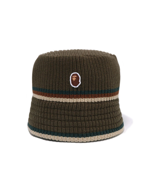 Bape Ape Head One Point Crusher Klobuky Panske Tmavo Hnedožltý | SK-8613