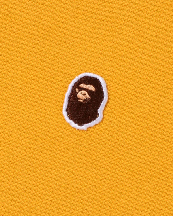Bape Ape Head One Point Gradation Relaxed Fit Polo Tricko Panske Oranžové | SK-9287
