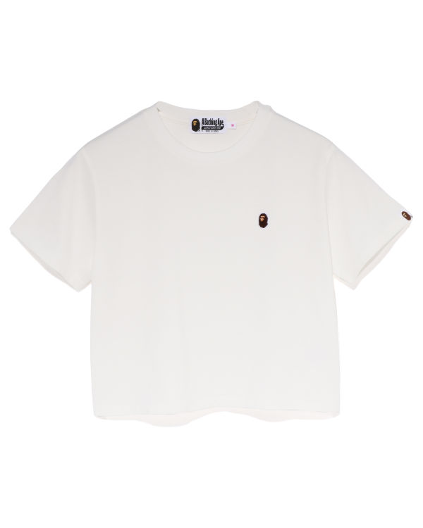 Bape Ape Head One Point Mini Tricko Damske Biele | SK-1076