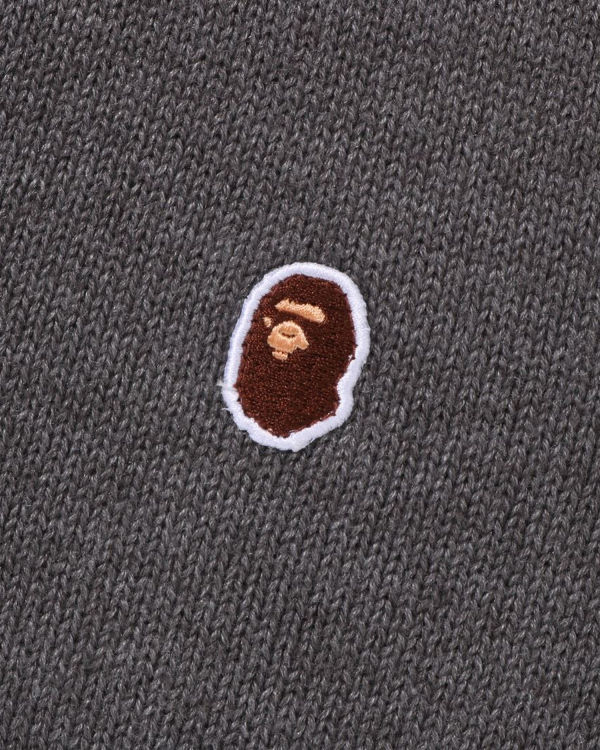 Bape Ape Head One Point Pleteniny Panske Siva | SK-3025
