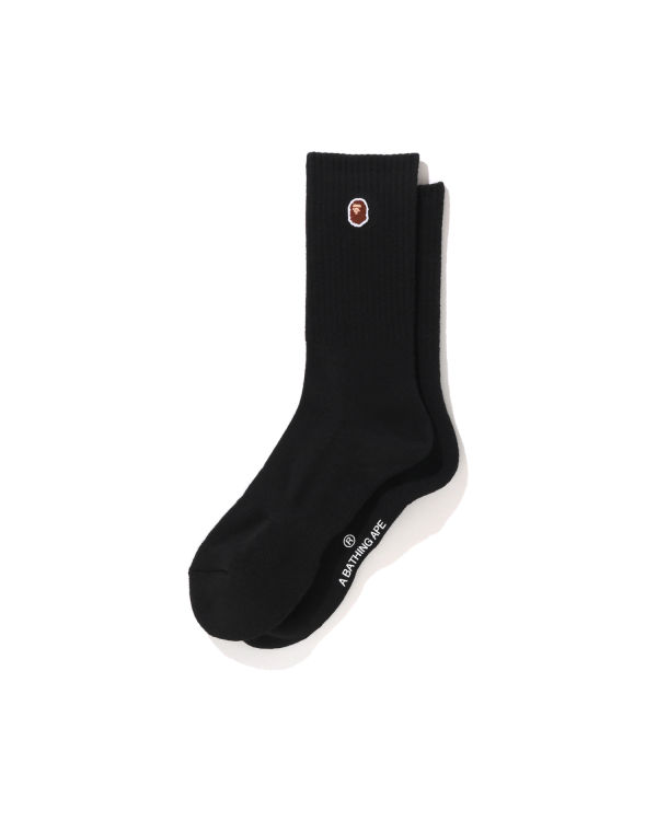 Bape Ape Head One Point Ponozky Panske Čierne | SK-8931