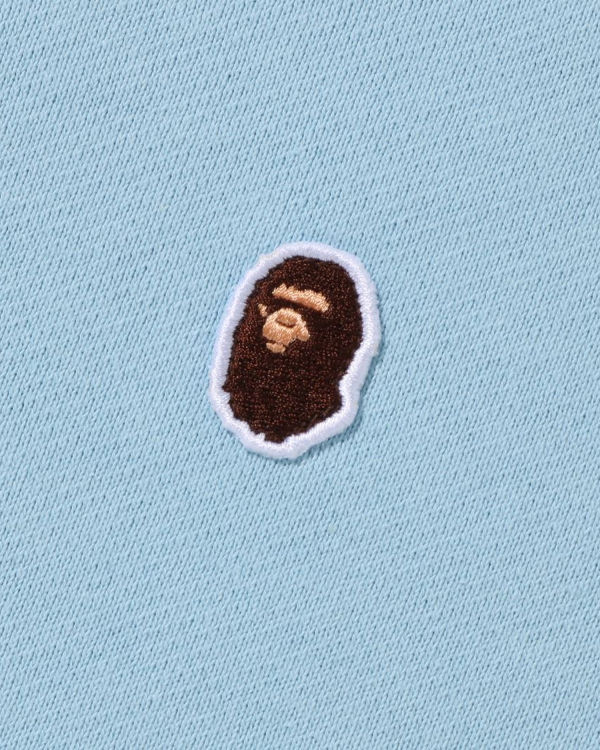 Bape Ape Head One Point Relaxed Fit Crewneck Mikiny Panske Modre | SK-5260