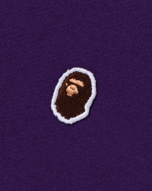 Bape Ape Head One Point Relaxed Fit Crewneck Mikiny Panske Nachový | SK-9257