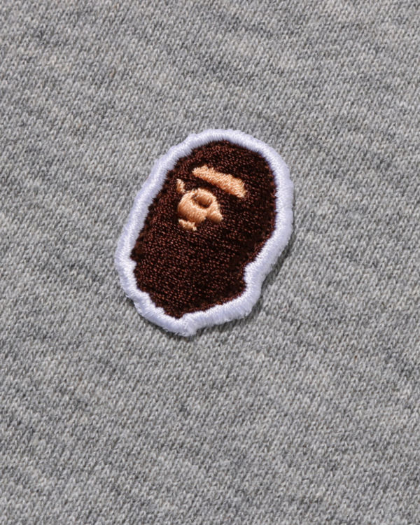 Bape Ape Head One Point Relaxed Fit Pullover Mikiny S Kapucňou Panske Siva | SK-7432