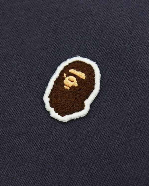 Bape Ape Head One Point Relaxed hooded Mikiny S Kapucňou Panske Tmavo Nachový | SK-3124