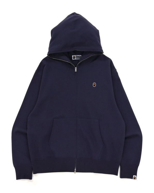 Bape Ape Head One Point Relaxed hooded Mikiny S Kapucňou Panske Tmavo Nachový | SK-3124