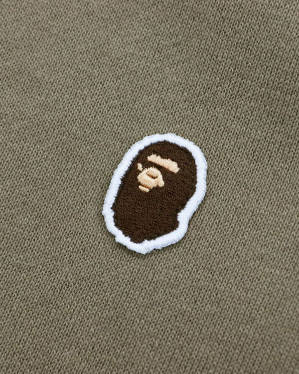 Bape Ape Head One Point Relaxed hooded Mikiny S Kapucňou Panske Siva Hnede | SK-6280