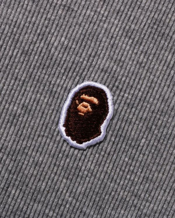 Bape Ape Head One Point Rib Tricko Damske Siva | SK-3965