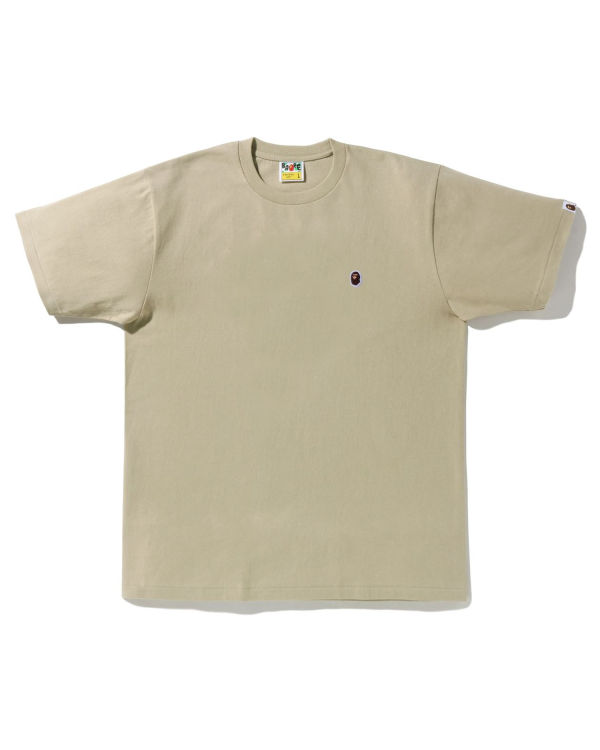 Bape Ape Head One Point Tricko Panske Béžové | SK-6720