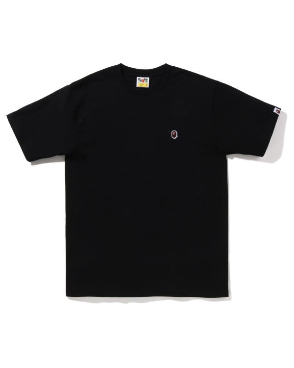 Bape Ape Head One Point Tricko Panske Čierne | SK-1843