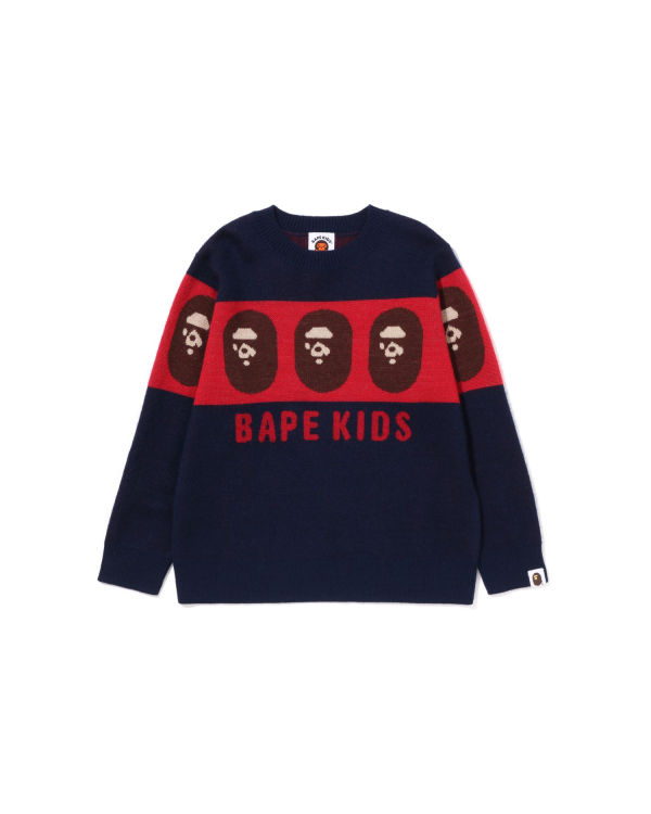Bape Ape Head Pleteniny Detske Námornícka Modrá Modre | SK-4182