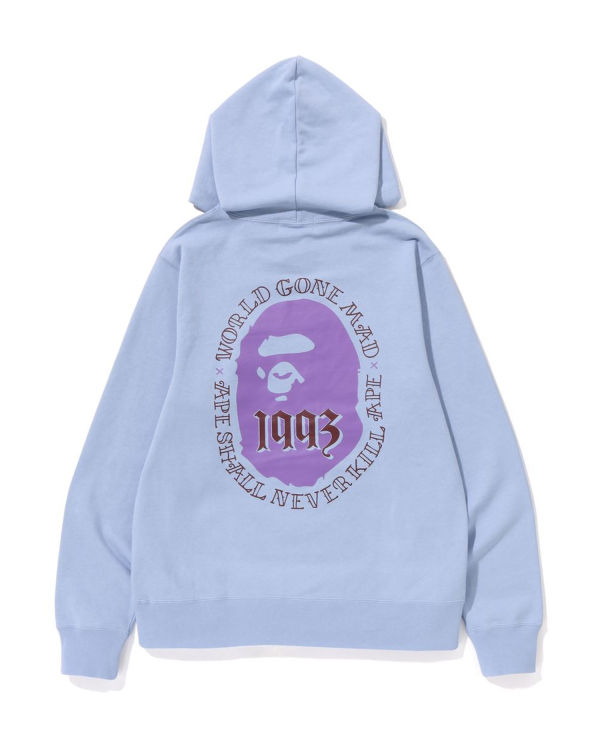 Bape Ape Head Pullover Mikiny S Kapucňou Panske Svetlo Modre | SK-5923