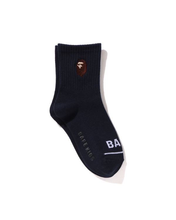 Bape Ape Head Rebrovaný Ponozky Detske Námornícka Modrá Modre | SK-8610