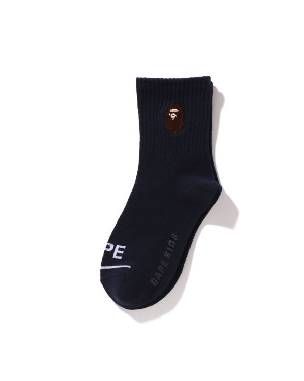 Bape Ape Head Rebrovaný Ponozky Detske Námornícka Modrá Modre | SK-8610