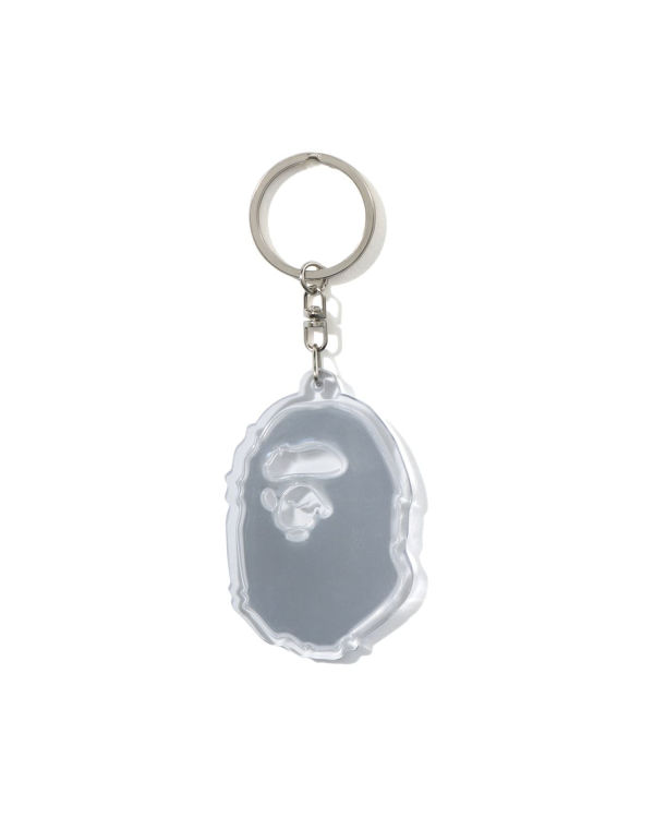 Bape Ape Head Reflective Krúžky na kľúče Panske Biele | SK-1398
