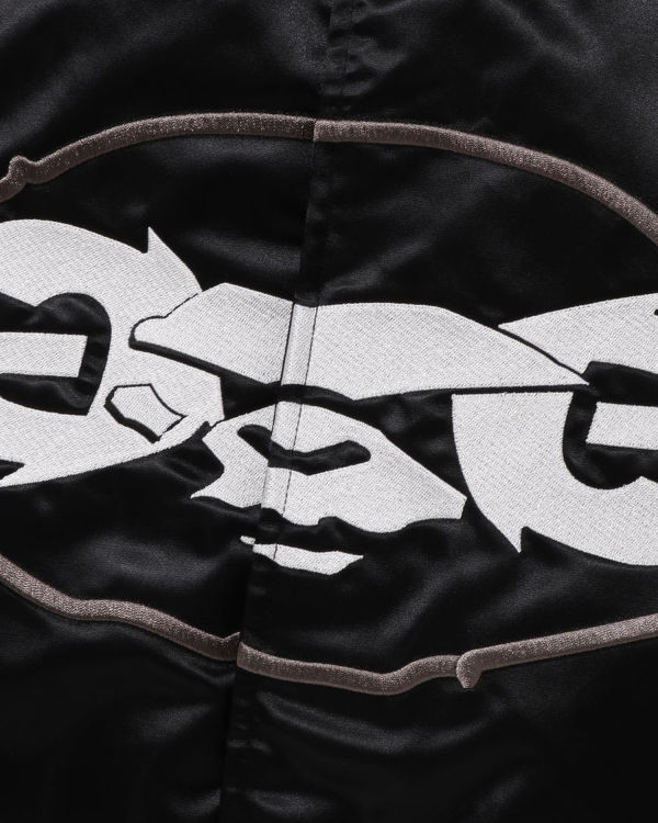 Bape Ape Relaxed Fit Nylon Varsity Bundy Panske Čierne | SK-1269