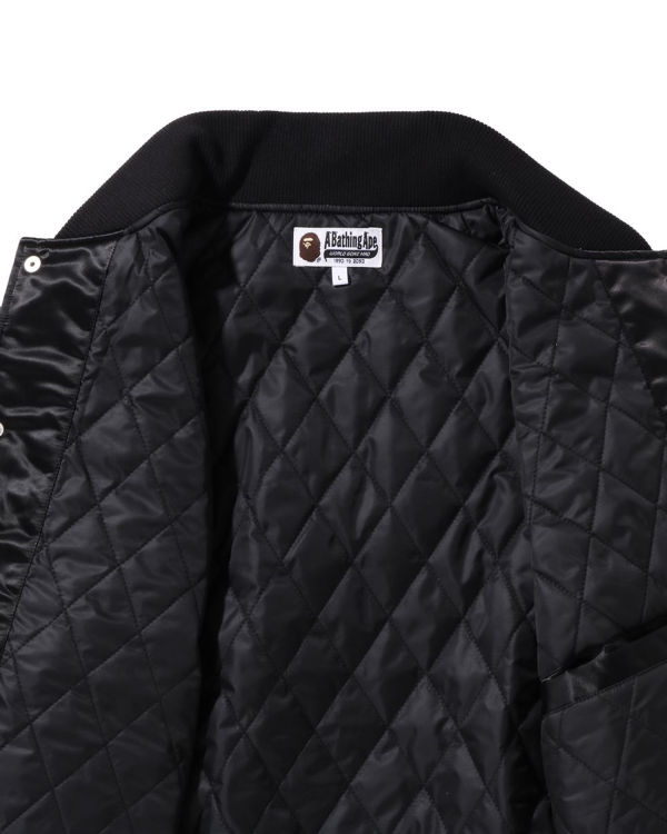 Bape Ape Relaxed Fit Nylon Varsity Bundy Panske Čierne | SK-1269
