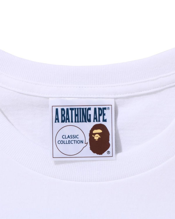 Bape Ape Tricko Panske Biele | SK-5670