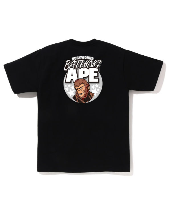 Bape Ape Tricko Panske Čierne | SK-9714
