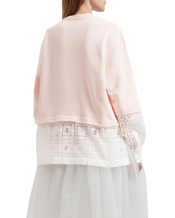 Bape Asymmetric layered Mikiny Damske Ruzove | SK-3165