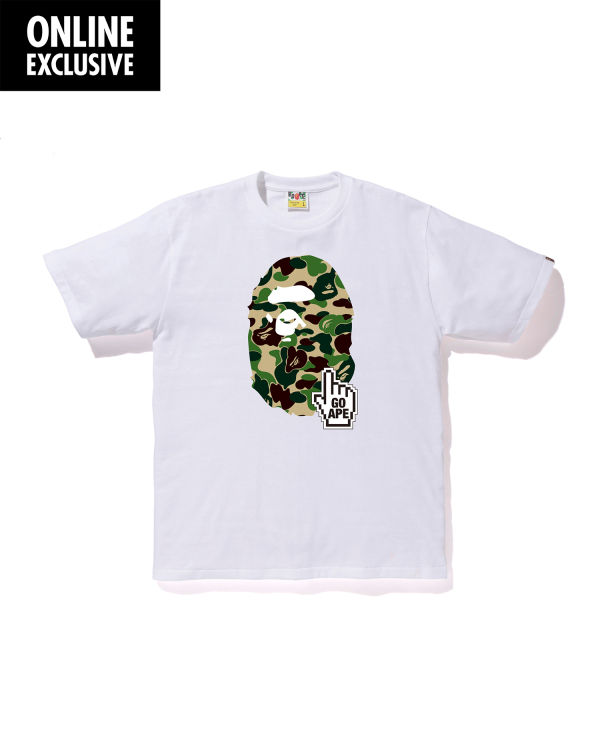 Bape BAPEONLINE Tricko Panske Biele | SK-6153