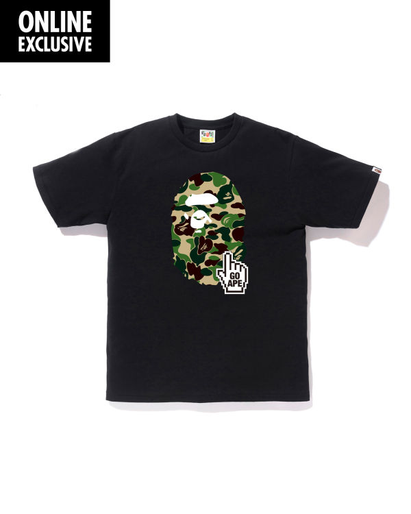 Bape BAPEONLINE Tricko Panske Čierne | SK-0431