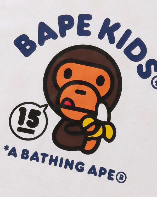 Bape BK15TH Anniversay Milo Tricko Detske Biele | SK-3704