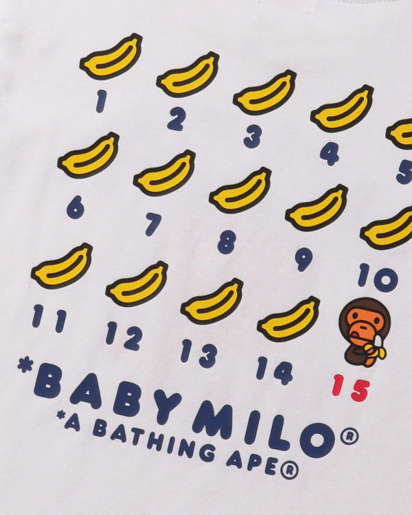 Bape BK15TH Anniversay Milo Tricko Detske Biele | SK-3704