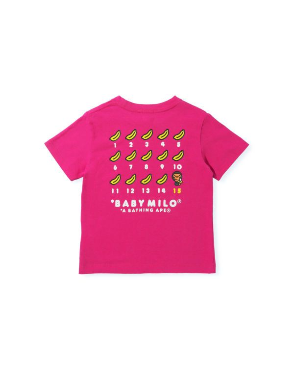 Bape BK15TH Anniversay Milo Tricko Detske Ruzove | SK-5720