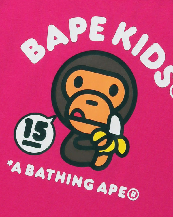 Bape BK15TH Anniversay Milo Tricko Detske Ruzove | SK-5720