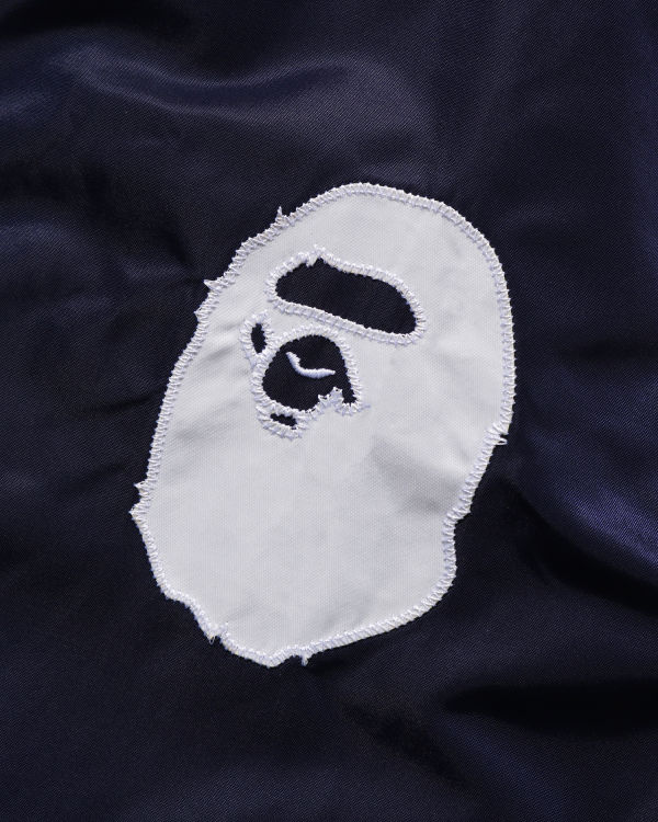 Bape B.A Nylon Varsity Bundy Panske Modre | SK-3481