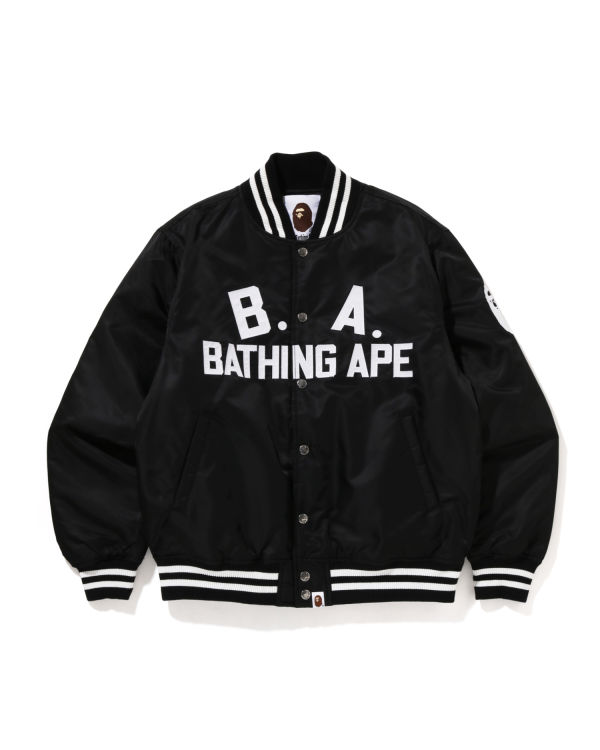 Bape B.A Nylon Varsity Bundy Panske Čierne | SK-9407