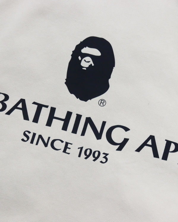 Bape Badge Motif Zip Blouson Bundy Panske Béžové | SK-1780