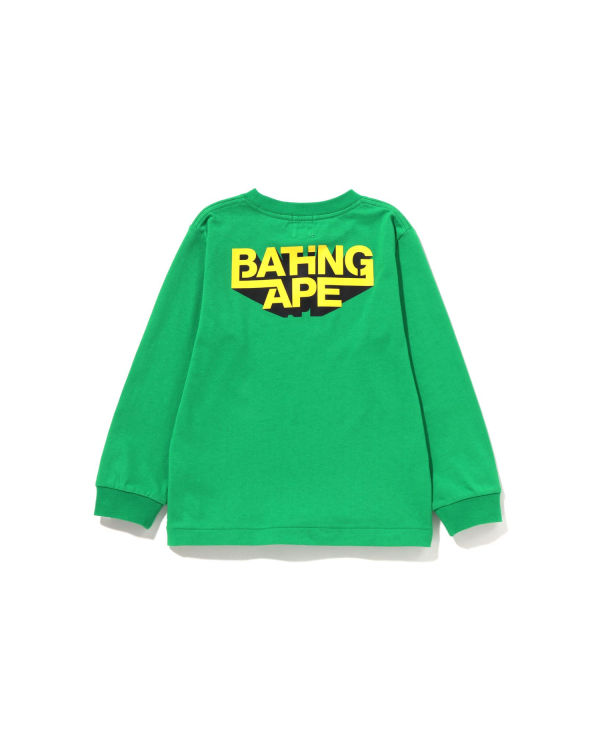 Bape Bathing Ape Ape Head L/S Tricko Detske Mätové | SK-8094