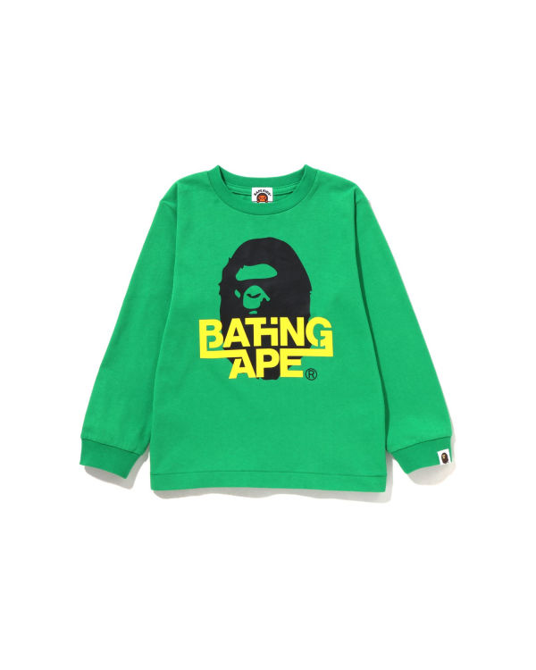 Bape Bathing Ape Ape Head L/S Tricko Detske Mätové | SK-8094
