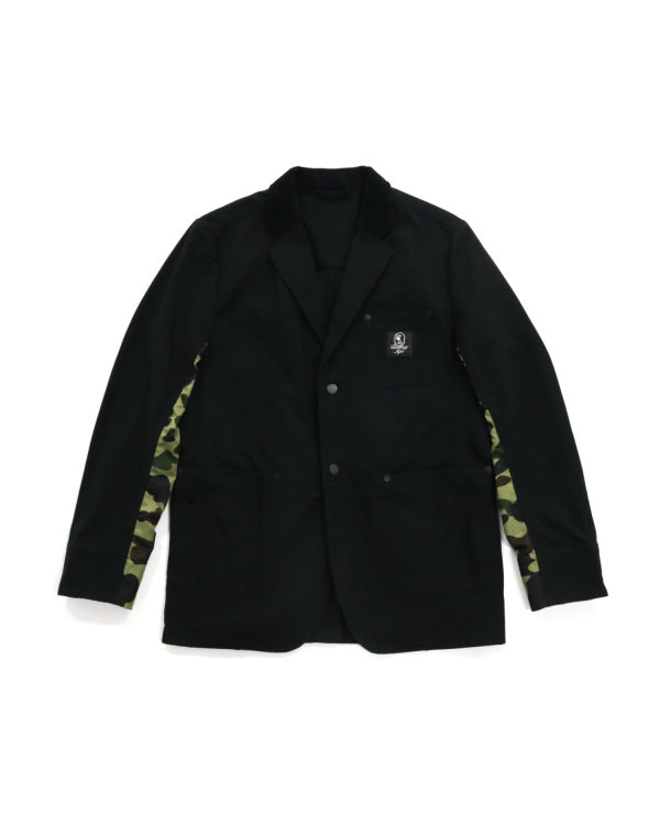 Bape Bavlnene Duck Tailored Bundy Panske Čierne | SK-2107