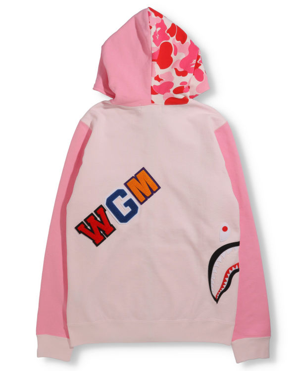 Bape Big ABC Camo Multi Shark Full Zip Mikiny S Kapucňou Damske Ruzove | SK-2759