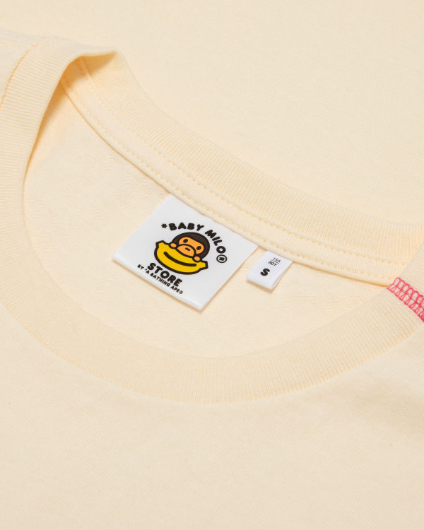 Bape Boxy fit Tricko Damske Krém | SK-9713