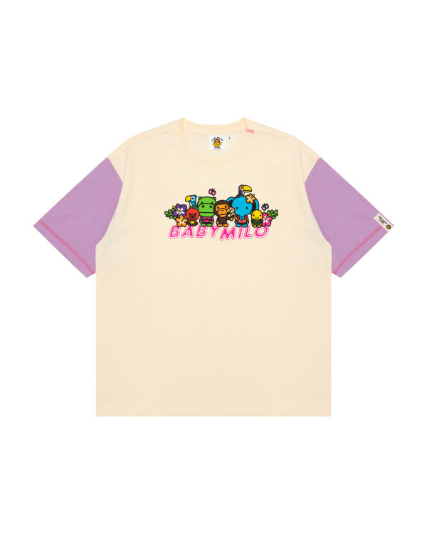 Bape Boxy fit Tricko Damske Krém | SK-9713