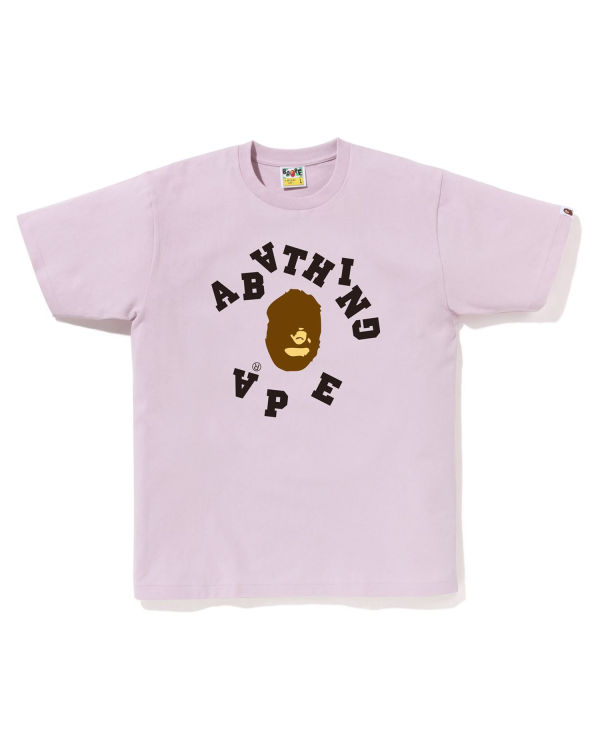 Bape Broken College Tricko Panske Nachový | SK-5870